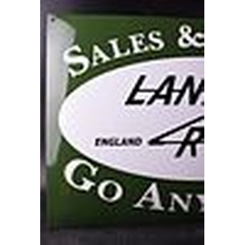 430 - Land Rover Enamel Sign