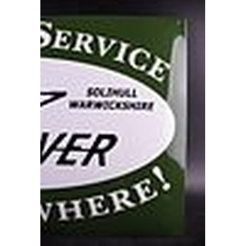 430 - Land Rover Enamel Sign