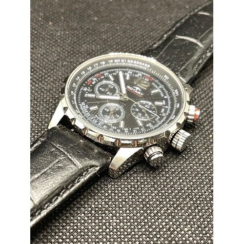 15 - Rotary working  Quartz  Watch chronograph x demo working 