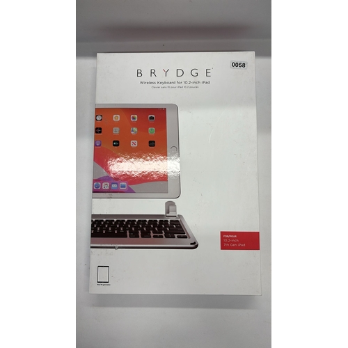 328 - Lot 58 - Brydge wireless keyboard 10.2 inch iPad