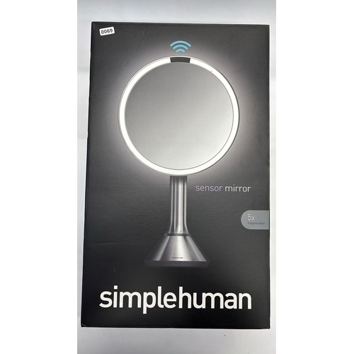 339 - Lot 69 - Simplehuman sensor mirror