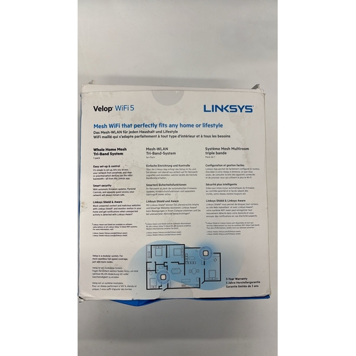 361 - Lot 90 - Linksys WiFi 5 Hime mesh tri-band system