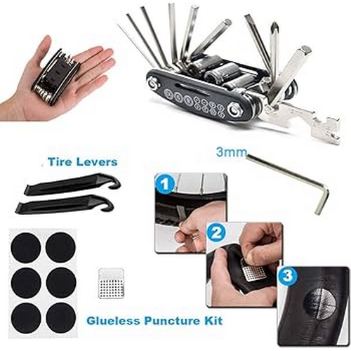 372 - Portable Bike Repair Tool Set x10