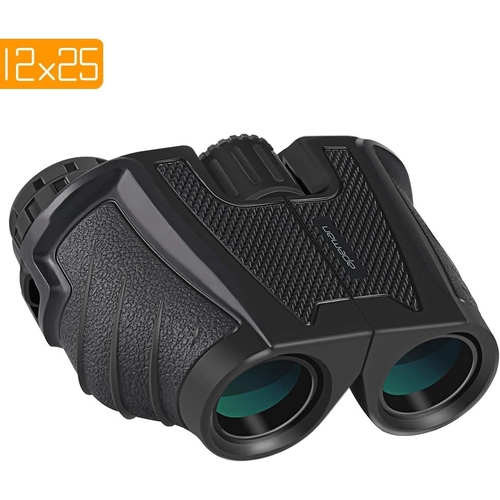 482 - Apeman BC70 12x25 Folding Binoculars FMC Coated Lens w/ Strap & Bag