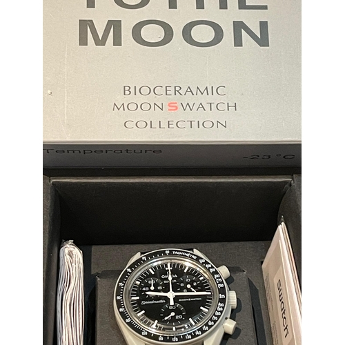 97 - Moon Phase watch chronograph mens watch brakrunptstock