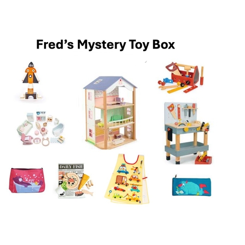 612 - Mystery Box of Branded Toys Designer. Delivery only surplus stock new and  x.DEMO