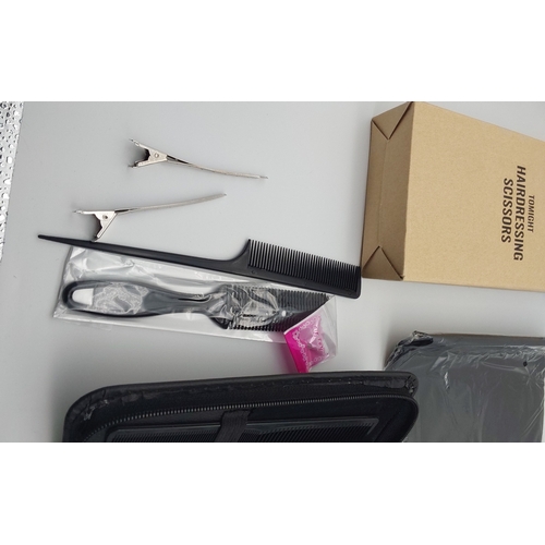 615 - Hairdressing scissors set no reserve hairdressing