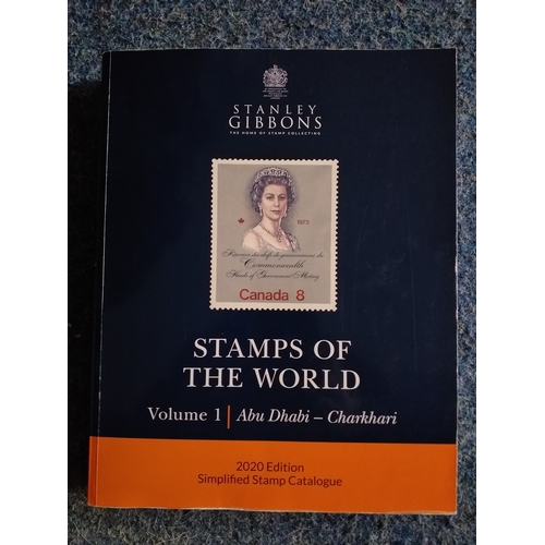 113 - Stanley Gibbons Stamps of the World Simplified Stamp Catalogues 2020 edition - 6 volumes. Excellent ... 