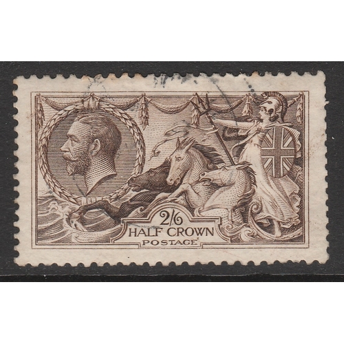506 - 1913 Waterlow PrintingSG 400 2/6d sepia-Brown Fine/Very Fine Used Cat £150