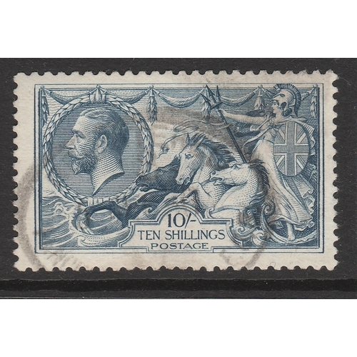 512 - 1918-19 Bradbury printing SG 417 10/- Good used cat £175