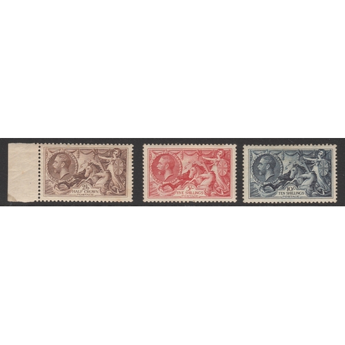 516 - 1934 SG 450/52 Re-engraved printing, fine mounted mint set all with good colour and centering.  Cat ... 