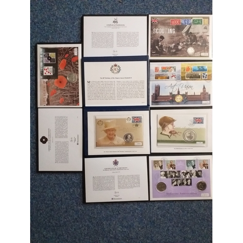 60 - Collection of Westminster Limited Edition Numismaic covers in presentation cases/boxes includes (all... 