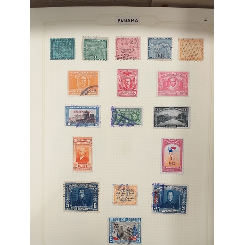 14 - Box containing a world collection on leaves from early to 1960's mint/used. Est £50-70