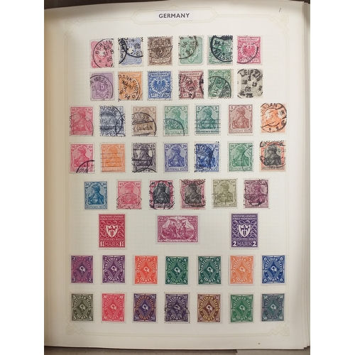 14 - Box containing a world collection on leaves from early to 1960's mint/used. Est £50-70