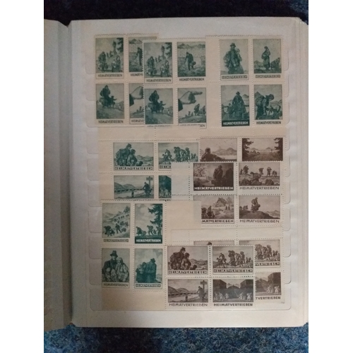 175 - Collection in 2 large stock books from around the World of Cinderella's, principally GB and Europe (... 