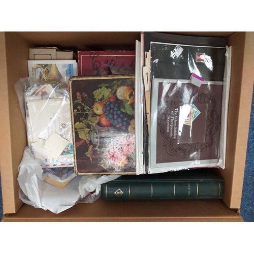 2 - Glory Box - full of stamps in albums, loose, in packets, FDC's and Presentation Packs - anything and... 