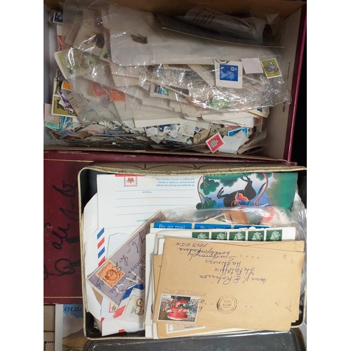 2 - Glory Box - full of stamps in albums, loose, in packets, FDC's and Presentation Packs - anything and... 