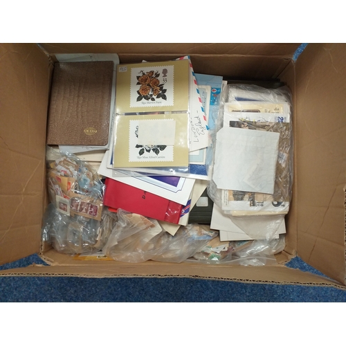 3 - Glory Box - as above - full of stamps in albums, loose, in packets, FDC's and Presentation Packs - a... 