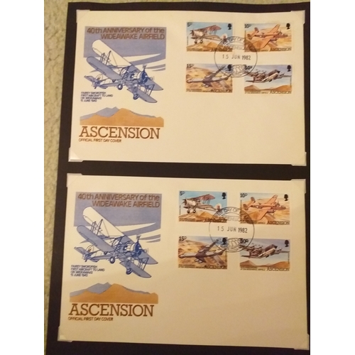 94 - 32 FDC's from South Atlantic colonies late 1970's/early 1980's period. 23 x Ascension Is, 7 x Trista... 