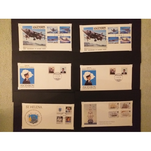 94 - 32 FDC's from South Atlantic colonies late 1970's/early 1980's period. 23 x Ascension Is, 7 x Trista... 