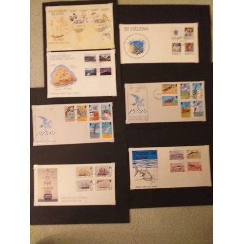 94 - 32 FDC's from South Atlantic colonies late 1970's/early 1980's period. 23 x Ascension Is, 7 x Trista... 