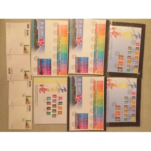 108 - Large accumulationof Hong Kong FDC's mainly 1994-1998 period 200+ with much duplication, includes 19... 