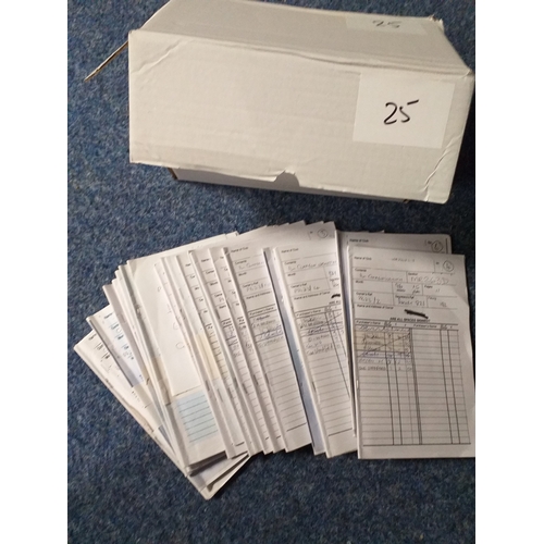 25 - Small box containing 16 used club books, 1 x GB, 15 x Commonwealth. Stamps ptsa £1130. Est £30-50