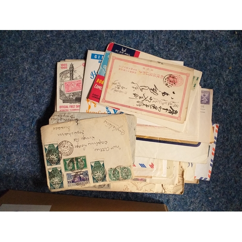 40 - Small box of covers - Approx 100 - various countries Est £10-15