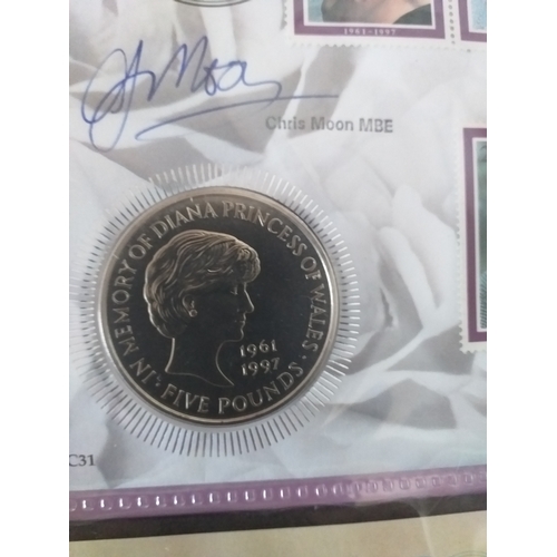 65 - Collection of Benham Signed/autographed coin covers and a number of other special event covers house... 