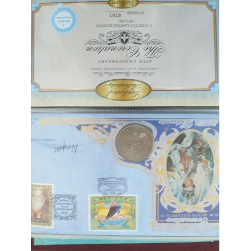 65 - Collection of Benham Signed/autographed coin covers and a number of other special event covers house... 