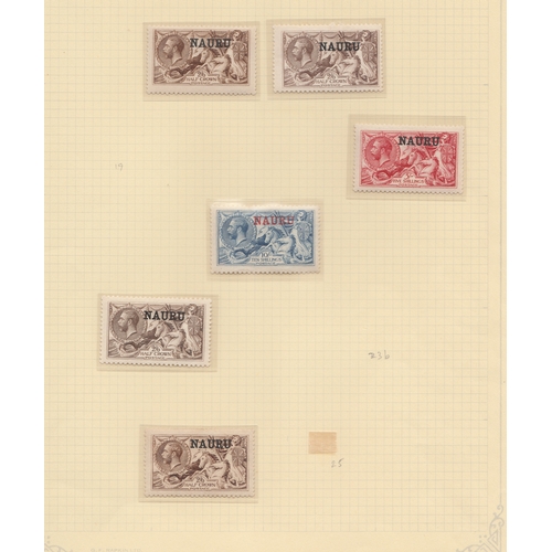 129 - GB Overprinted Stamps - collection in 4 Volumes/albums. A comprehensive collection with the first tw... 