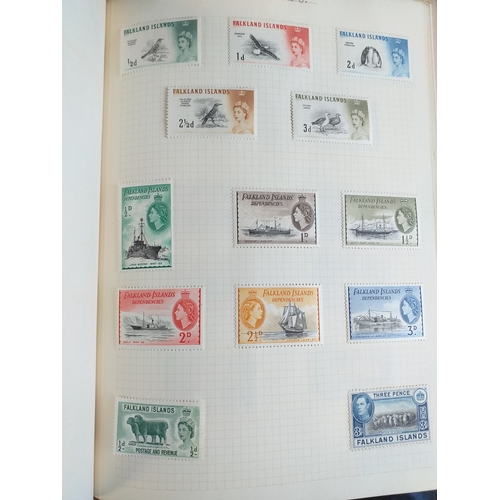 133 - A five volume world A-Z mint/used collection in Adelphi albums.  Est £60-80