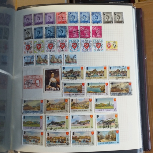 135 - Ireland collection on 70 pages mostly used - includes Channel Is  in a Devon Album. Est £15-25