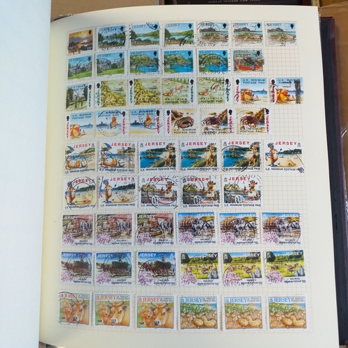 135 - Ireland collection on 70 pages mostly used - includes Channel Is  in a Devon Album. Est £15-25