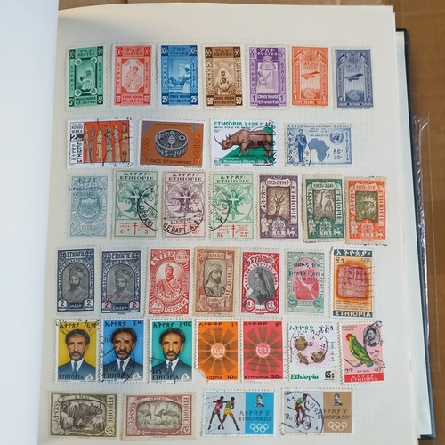 137 - African countries on approx 100 pages in a Devon Album, Est £20-30