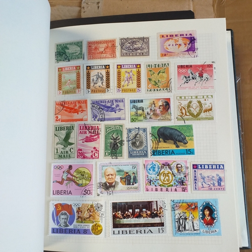 137 - African countries on approx 100 pages in a Devon Album, Est £20-30