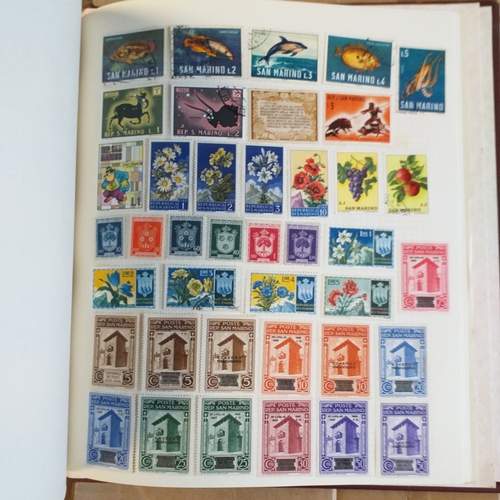 138 - Europe  includes Blocks etc - Some mint, maily used on approx 100 pages in a Devon Album, Est £20-30