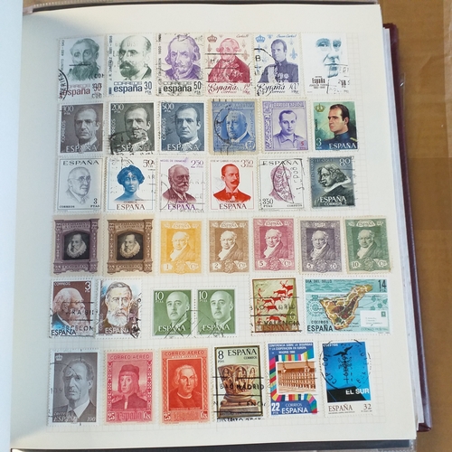 140 - Europe  includes Blocks etc - Some mint maily used on approx 100 pages in a Devon Album,