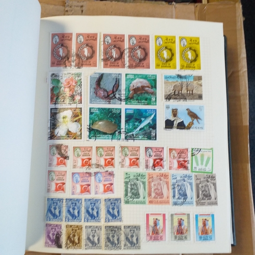 145 - Asia - many countries on approx 100 pages incl page of early Japan in a Devon Album, Est £20-30