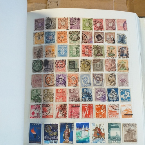 145 - Asia - many countries on approx 100 pages incl page of early Japan in a Devon Album, Est £20-30