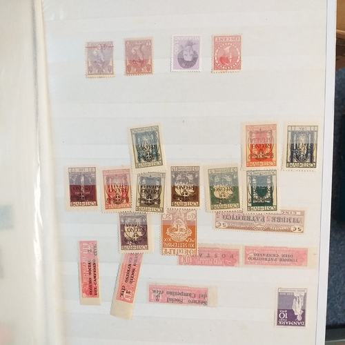 155 - Red PARAGON 32/64 page/side Stock book of world stamps, largely Europe and USA mostly mint/un-mounte... 