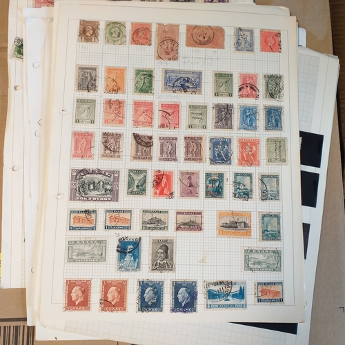 165 - Large selection of Europe on album leaves, viewing essential to appreciate.  Est £20-30