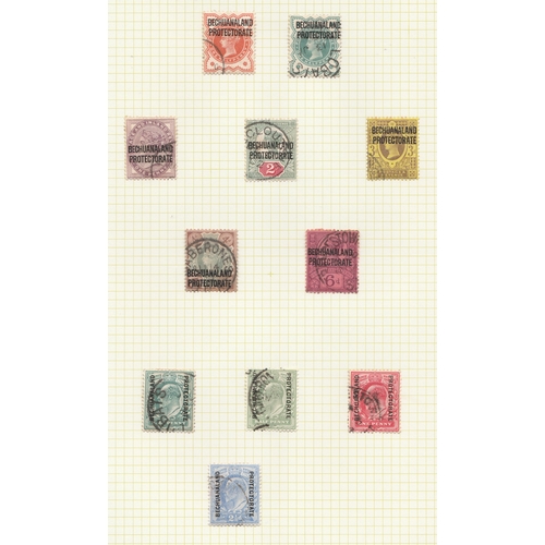 129 - GB Overprinted Stamps - collection in 4 Volumes/albums. A comprehensive collection with the first tw... 