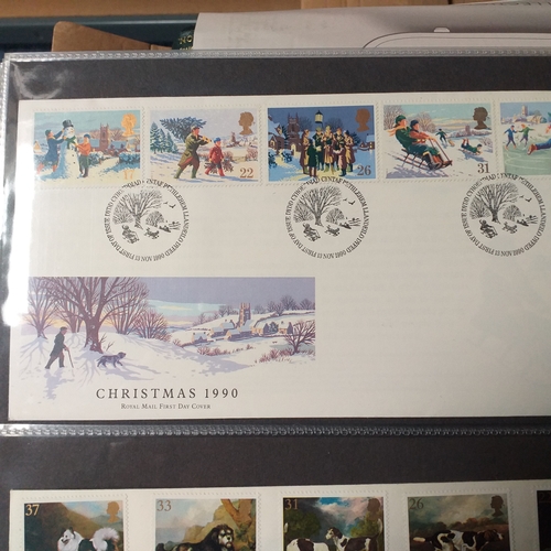 285 - Box housing a collection of GB FDC's in 7 Royal Mail/SGFDC albums 1960's-2008.  Many hundreds, many ... 
