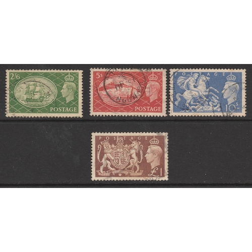 518 - 1951 High Values SG 509-512 Good to V Good used set Cat £25