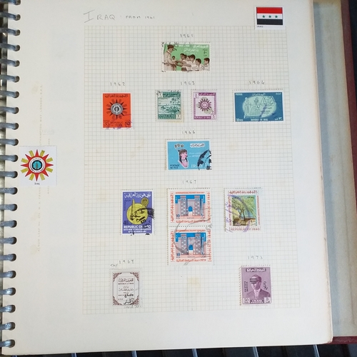 170 - Another Multi-ring binder housing a used collection of Asian countries on 53 pages. Viewing required... 