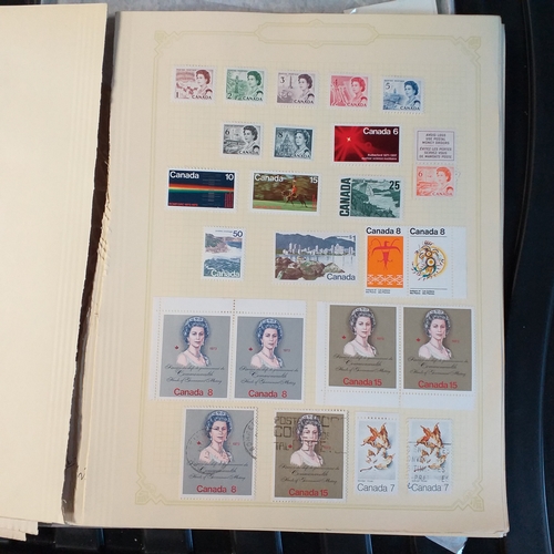 192 - Canada - Collection on 25 sheets of early used to 1980's with most issues from early 1970's being mi... 