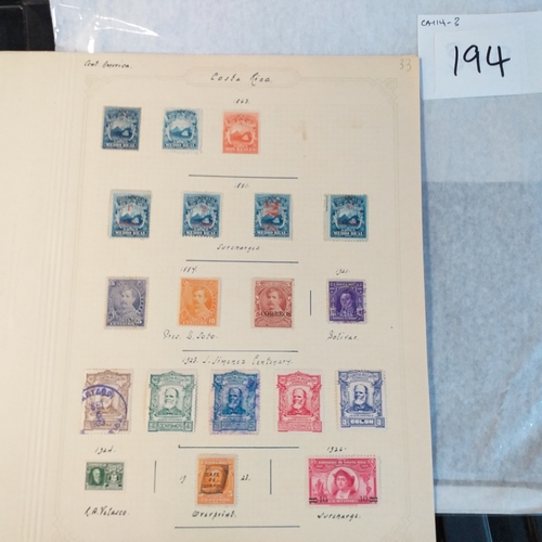 194 - Small selection on 5 sheets range between 1882-1960, mostly mounted mint.  Est £5-10