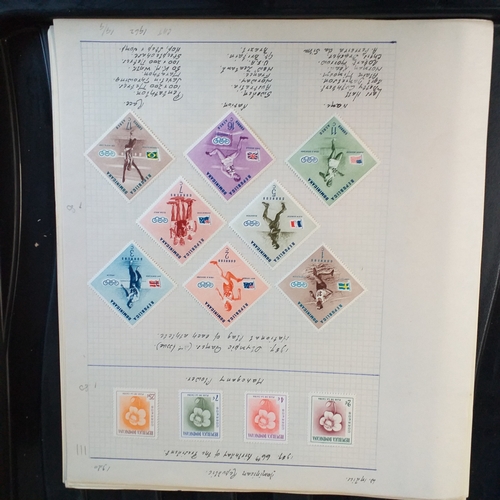 199 - Collection on 18 sheets ranging from 1902 onwards with a goodrange of sets.  Mostly mounted mint con... 