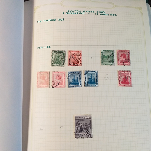 201 - Egypt mint/used collection 1867-1965 in a green Simplex album Est £20-30